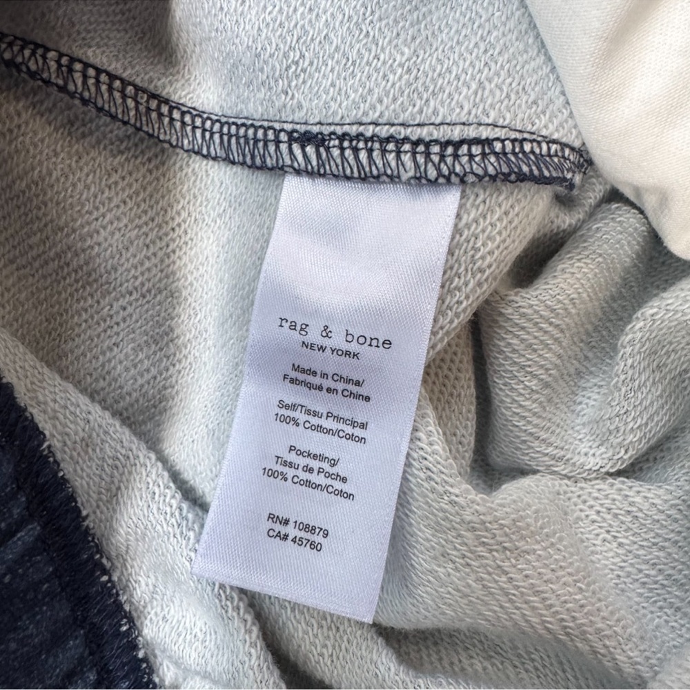 NWT Rag & Bone Miramar Wide-Leg Sweatpant Jeans Lenox Dark Blue Small - Picture 8 of 12